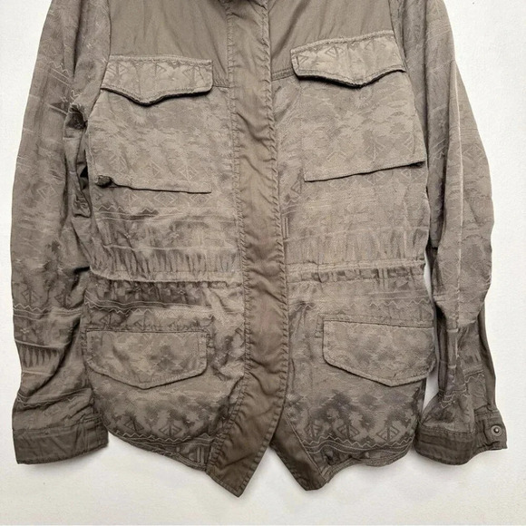 Maison Scotch Womens  M Brown Military Jacket Gorp Core - Picture 3 of 13